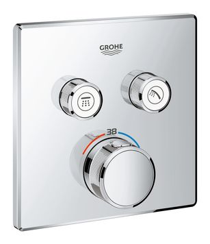 Термостат прихованого монтажу на 2 споживача Grohe Grohtherm SmartControl (29124000) 5c3d04b8-b93f-4e49-81a7-1a8155723393 фото