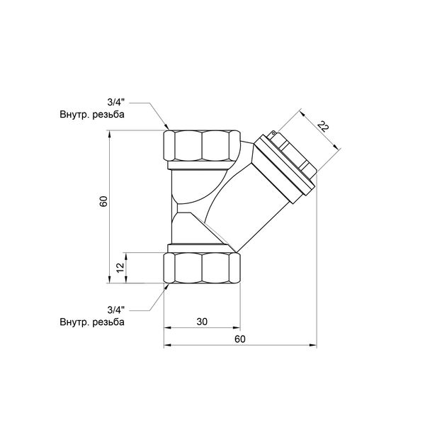 Фільтр SD Plus 3/4" SD124W20 SD00010240 фото