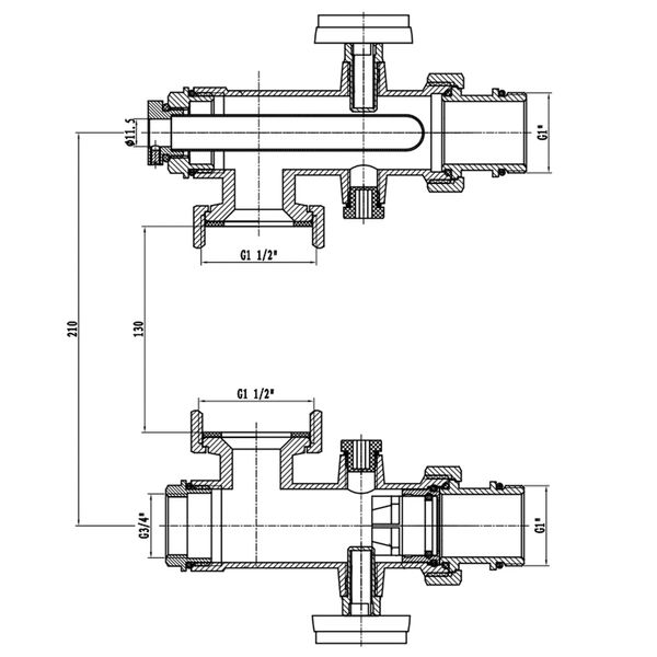 Конектор для колектора SD Forte 1" SF005W25 SD00039976 фото