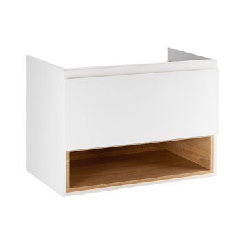 Тумба підвісна Qtap Robin 900х580х500 WHITE/WHITISH OAK QT1374TPВ9001NWWO SD00050546 фото