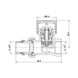 Клапан термостатичний SD Forte 1/2" з антипротіканням для радіатора прямой SF239W15 SD00021145 фото 2