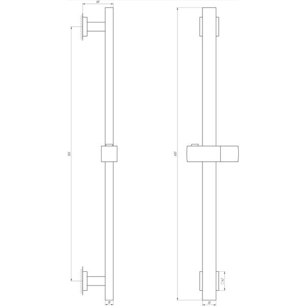 Душова стійка Globus Lux SUS-1108 17551 фото