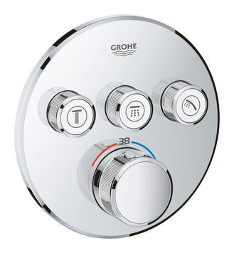 Термостат прихованого монтажу на 3 споживача Grohe Grohtherm SmartControl (29121000) fdeff319-fc6c-44d9-9d7c-194d5f7f555c фото