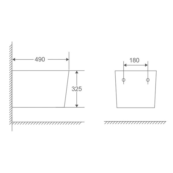 Біде підвісне Mixxus Premium Quadro-0501 485x345x325mm (MP6459) 8d97fb36-ea6b-49a0-9d3e-5b6912f37479 фото