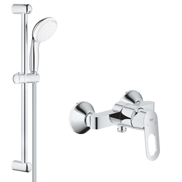 Душовий комплект 2в1 Grohe BauLoop UA26129002N (2334000+27598001) (UA26129002N) 2fe53f6d-7737-4383-ad72-36d0e9131cf5 фото