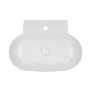 Раковина Qtap Cardinal 565х400х130 White з донним клапаном QT0411K177W SD00037249 фото